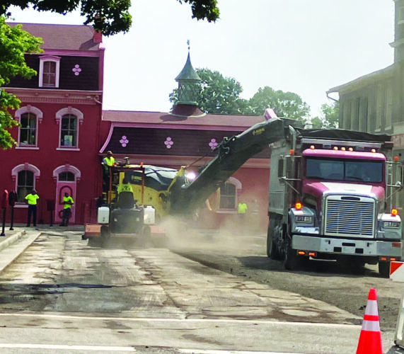Repaving Lisbon Square News, Sports, Jobs Morning Journal